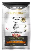 Sausas šunų ėdalas BIOFEED Euphoria Fresh Adult Mini & Small kiauliena su žąsiena, 8 kg, 28% baltymų, 15% riebalų, be glitimo