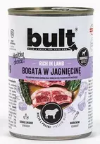 Šlapias šunų ėdalas BULT Rich in lamb 800 g — pilnavertis konservas suaugusiems šunims