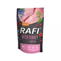 DOLINA NOTECI Rafi šlapias ėdalas šunims su kalakutu – 500g