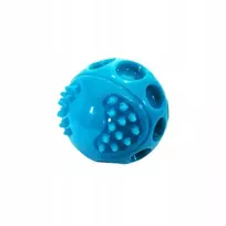 Šunų žaislas Hilton Squeak Ball 6.3 cm – guminis cypsintis kamuoliukas, 1 vnt., mėlynas, tinka visų veislių šunims