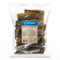 PETMEX šerno odos kramtukai šunims 500 g – natūralūs, be grūdų, elnienos skonio, 88,2% baltymų, 4,1% riebalų