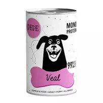 PAKA ZWIERZAKA Pepe Veal šlapias ėdalas šunims - 400g
