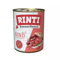 RINTI Kennerfleisch Jautiena – šlapias šunų maistas – 800g