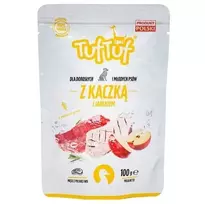 TUF TUF su antiena ir obuoliu – šlapias ėdalas šunims – 100g