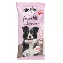 Šunų skanėstai TufTuf Meaty Sticks su kiauliena 70 g – minkšti dresūros kramtukai, be grūdų, be glitimo, be cukraus