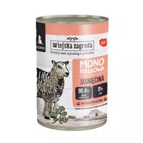 Šlapias šunų ėdalas Wiejskazagroda Puppy Monoprotein Ėriena 400 g – jaunikliams, be grūdų, vienos rūšies baltymai