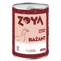 Šlapias šunų ėdalas ZOYA Pheasant 800 g – pilnavertis konservuotas ėdalas suaugusiems šunims