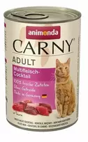 Šlapias kačių ėdalas Animonda Carny 400 g skardinė – jautiena, suaugusioms katėms, be cukraus, be glitimo, be sojos