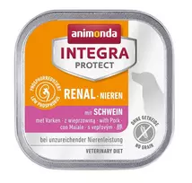 Šlapias šunų ėdalas animonda Integra Protect Nieren su kiauliena, suaugusiems, 150 g padėklas
