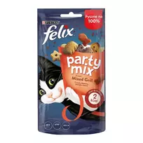 Felix Party Mix grill katėms skanėstai maišelyje 60 g