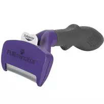 FURminator M/L šalinimo įrankis trumpaplaukėms katėms su ergonomiška rankena ir nerūdijančio plieno briauna, 270 g