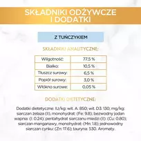Šlapias kačių ėdalas Purina GOURMET Gold suaugusioms katėms su tunu 85 g skardinė