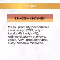GOURMET GOLD - Troškinys su antis ir kalakutiena 85g