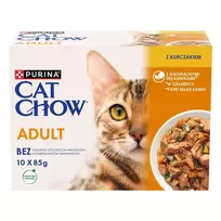 Šlapias kačių ėdalas Purina Nestlé Adult 1+ 10×85 g – vištiena