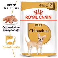 Šlapias šunų maistas Royal Canin Chihuahua Adult sachet 85 g – paukštiena, suaugusioms čihuahuoms 1–1,9 kg
