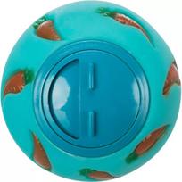 Trixie TX-6275 kamuolys su skanėstais triušiams, plastikinis, Ø 7 cm, įvairių spalvų