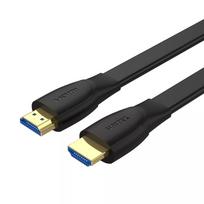 HDMI kabelis Unitek C11063BK-2M 2 m, HDMI 2.0, 18Gbit/s, 4K@60Hz, ARC, juodas plokščias