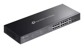 TP-Link Omada ES220GMP valdomas tinklo jungiklis L2 Gigabit Ethernet (10/100/1000) PoE juodas