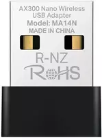 USB Wi-Fi adapteris MERCUSYS MA14N — USB Type‑A, 2.4 GHz vienos juostos, iki 287Mb/s, juodas