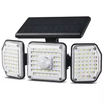 Maclean IP65 saulės LED lempa su judesio ir prieblandos jutikliais 4W 320lm 4000K Li-ion 1200 mAh 3 darbo režimai prožektorius saugumui sodui įėjimui