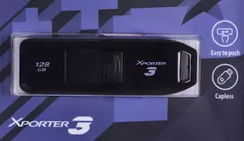 USB atmintukas PATRIOT Xporter 128GB USB Type-A 3.2 Gen 1 (80MB/s) juodas slankiklis