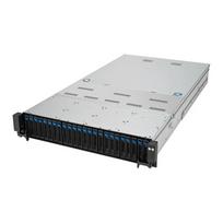 Stovo serveris ASUS RS720A-E12-RS24U 2U lizdas SP5, 2x CPU palaikymas, 24x 2,5 colio vietos, 24 DIMM DDR5 lizdai, 2600W maitinimo šaltinis, 10GbE