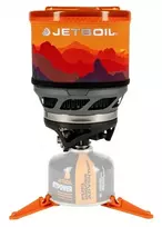 Kempingo viryklė Jetboil MiniMo – kompaktiška dujinė viryklė su integruotu šilumokaičiu ir liepsnos reguliavimu