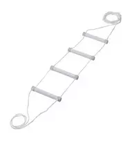 Reabilitacinė kopėtėlė lovai Qmed DRQM3G0AAXXXP, 4 pakopos, polietilenas, max apkrova 90 kg, fluorescencinė, laiptelio plotis 25 cm