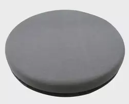 Sukamoji pagalvėlė SUNDO 46820 nešiojama ergonomiška apvali sėdimoji pagalvė, putplastis, Ø400 mm, aukštis 50 mm, maks. apkrova 80 kg, pilka