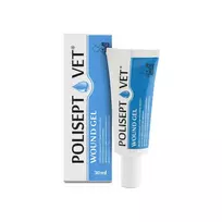 Žaizdų gelis JM Sante Polisept Vet 30 ml šunims ir katėms, tūtelė 30 ml, 50 g