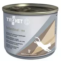 Šlapias kačių ėdalas TROVET Intestinal FRD 200 g – veterinarinė dieta virškinimui, vištiena, suaugusioms katėms, be glitimo ir sojos