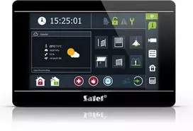 Liečiamasis klavišų skydelis SATEL INT-TSI-B 7 colių LCD sieninis valdymo pultas apsaugos sistemoms