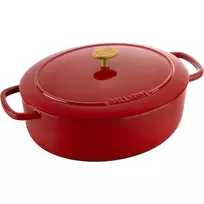Ketaus puodas Ballarini Bellamonte ovalus 4,5 l raudonas