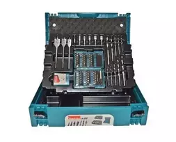 MAKITA 62vnt MAKPAC B-53908 gręžtuvų ir antgalių rinkinys