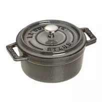Staub Minis vieno rankenos keptuvė 10 cm pilka ketaus 700 g