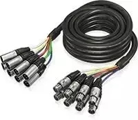 Behringer GMX-500 kabelis 8 x XLR F - 8 x XLR M 5m