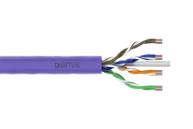 DIGITUS montavimo kabelis CAT6 U/UTP 500m violetinis Dca
