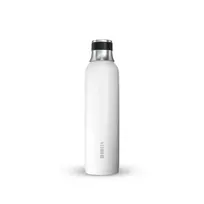 Brita 1046738 karbonizavimo butelis gazuotam vandeniui, nerūdijantis plienas, 650 ml, 77 mm skersmuo, 278 mm aukštis