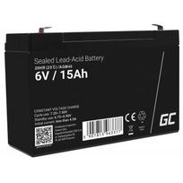 Green Cell AGM40 akumuliatorius UPS – VRLA AGM 6V 14Ah, sandarus švino rūgšties, 94×50×151 mm, 1,8 kg