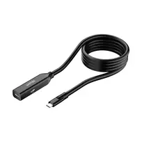 Prailginimo kabelis Unitek U1335ABK01 USB-C kištukas į lizdą, 10Gbps, 5 m, juodas