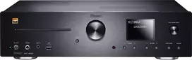 Stereo imtuvas Magnat MC 400 — 2.0 kanalų, 40 W vienam kanalui, CD grotuvas, Wi‑Fi, Bluetooth, DAB/FM, Ethernet (juodas)