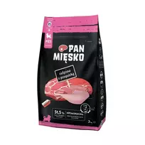 Sausas šunų ėdalas Pan Mięsko Veršiena su Putpele XS 3 kg