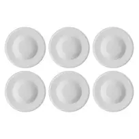 Sriubos lėkštės LA PORCELLANA BIANCA Bosco White 23 cm, 6 vnt.