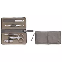 Manikiūro pedikiūro dovanų rinkinys ZWILLING 97445-005-0 nerūdijantis plienas taupe 5 aksesuarai