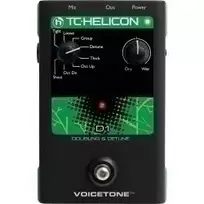 Balso efektų procesorius TC-Helicon VoiceTone D1 Dubler Detuner – garso korekcija ir detuningo efektai