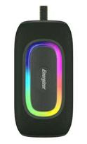 Nešiojamas vakarėlių garsiakalbis Energizer BTS163 – 16 W RMS, Bluetooth, Li‑Ion 1800 mAh, MicroSD, kelių spalvų foninis apšvietimas, juodas