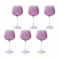 6 vnt. Rose&Tulipani geriamųjų stiklinių rinkinys U20177611A93-Z 460 ml