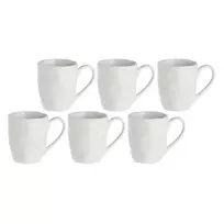 6 puodelių rinkinys LA PORCELLANA BIANCA U10077009U00-Z 110 ml porcelianas