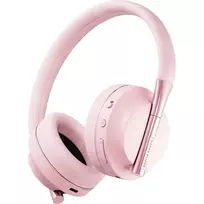 Happy Plugs PLAY Ausinės – laidinės ir belaidės, lankelis, USB Type-C, Bluetooth, rožinis auksas