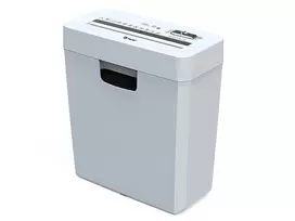 Popieriaus smulkintuvas TRACER Tracer 47584 – kryžminis pjovimas 6 mm, iki 5–6 lapų, 10 L krepšelis, baltas